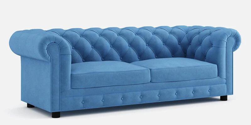 3 Seater Sofa in Royal Blue Colour - Ouch Cart 