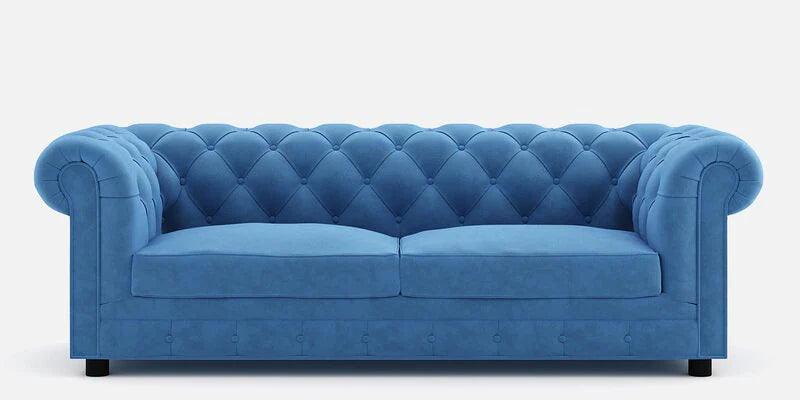 3 Seater Sofa in Royal Blue Colour - Ouch Cart 