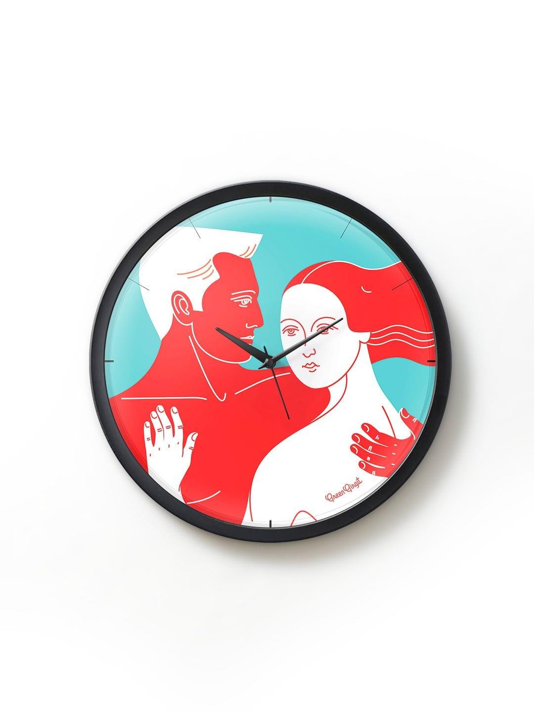 Love Forever Multicolor Wall Clock - Ouch Cart 