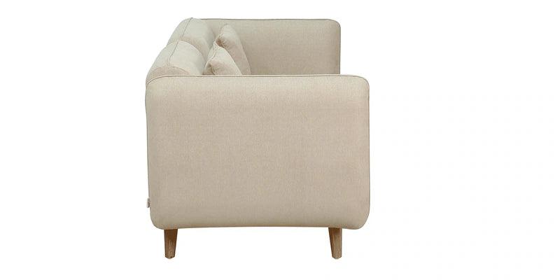 Fabric 2 Seater Sofa In Beige Colour - Ouch Cart 