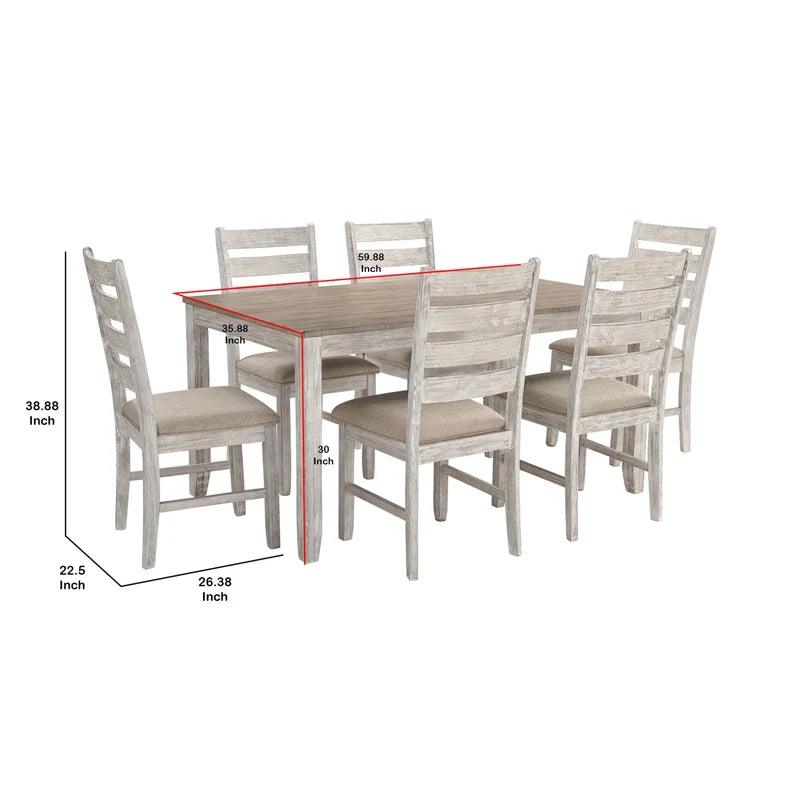 7 - Piece Dining Set - Ouch Cart 