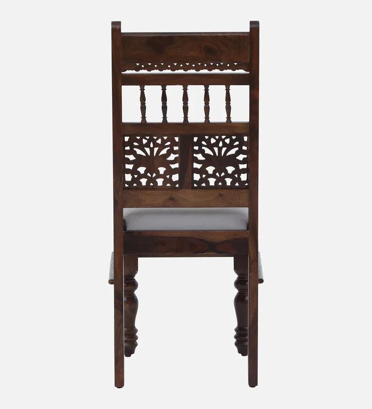 Sheesham Wood 4 Seater Dining Set In Provincial Teak Finish - Ouch Cart 