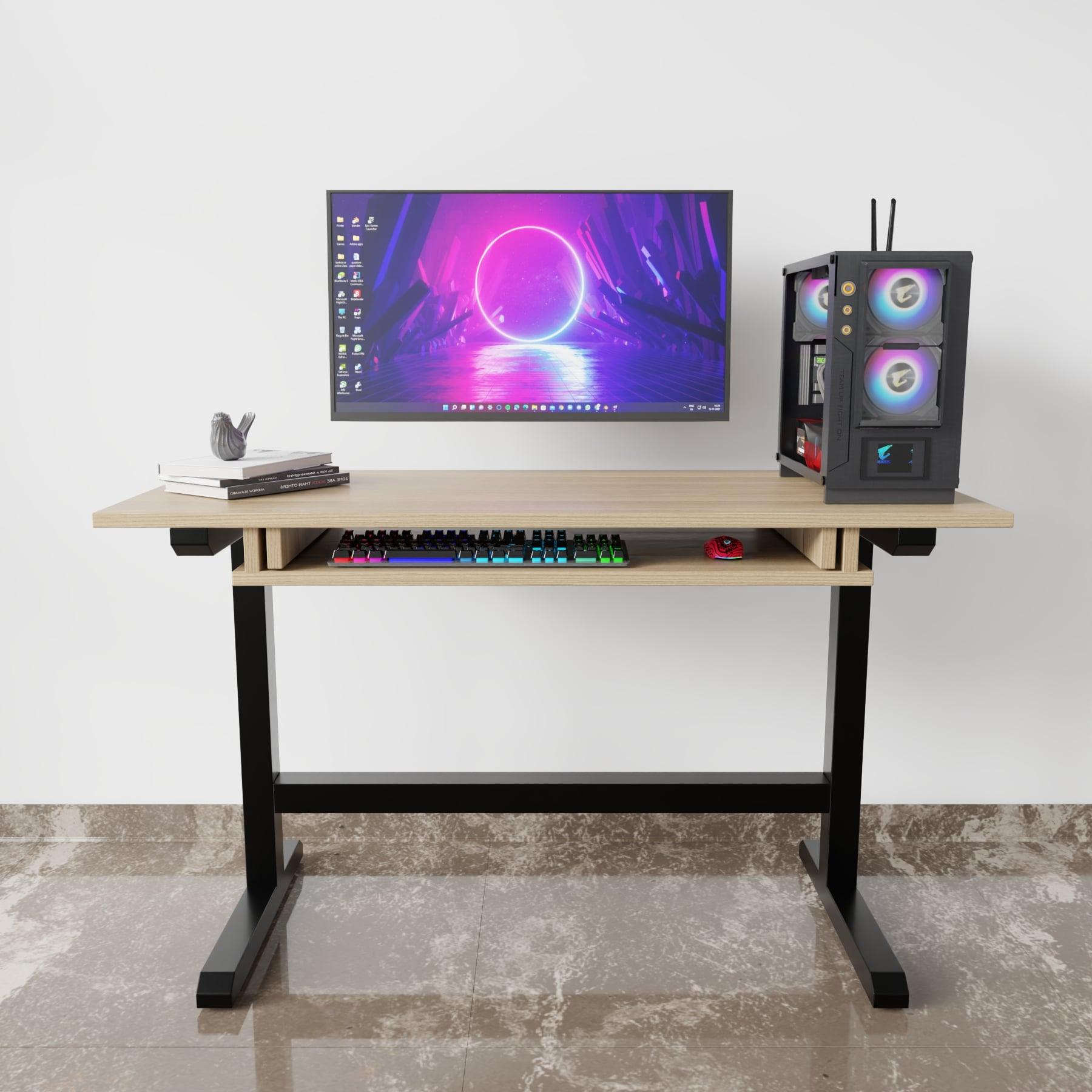 Study table with keyboard tray perfect for gaming desk