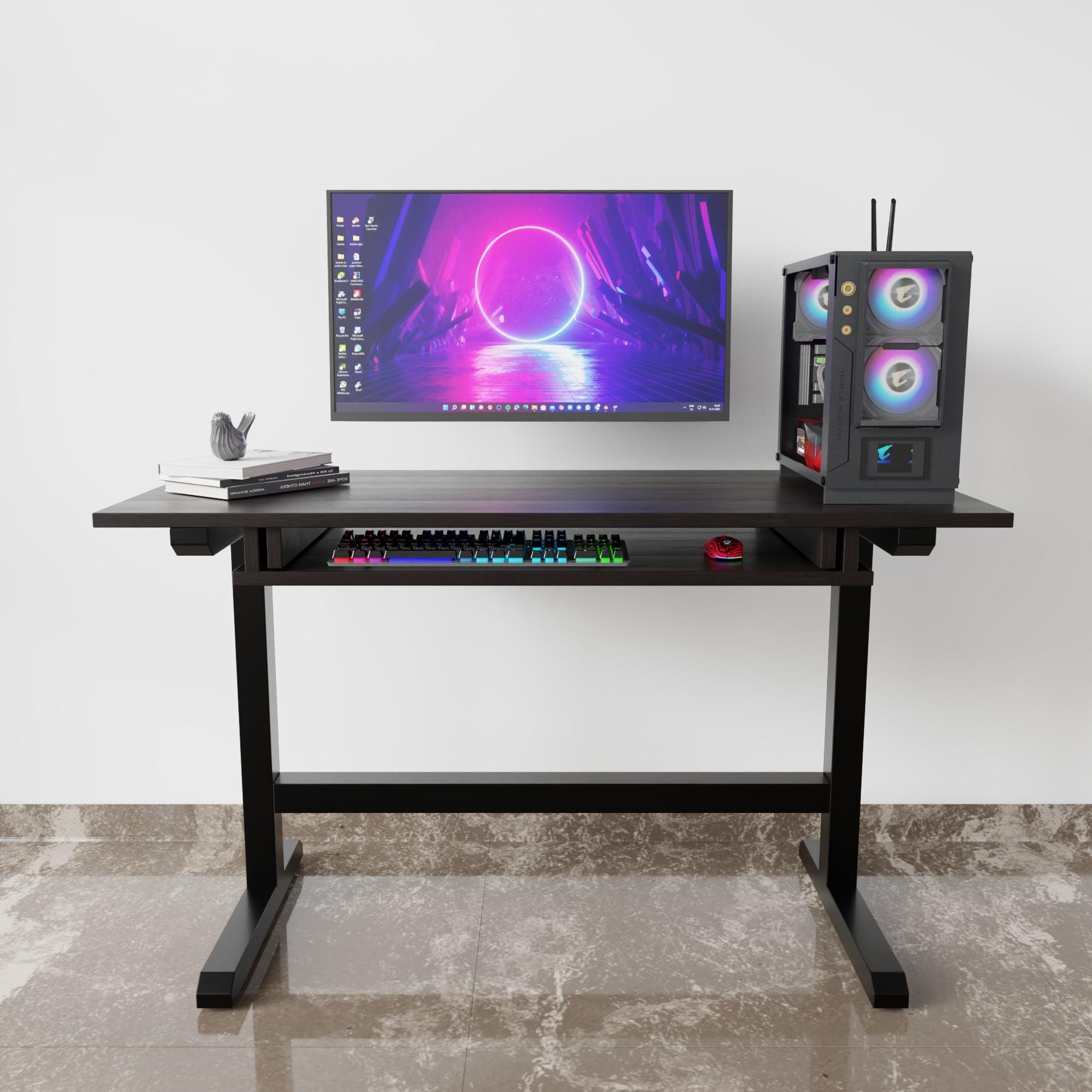 Study table with keyboard tray perfect for gaming desk