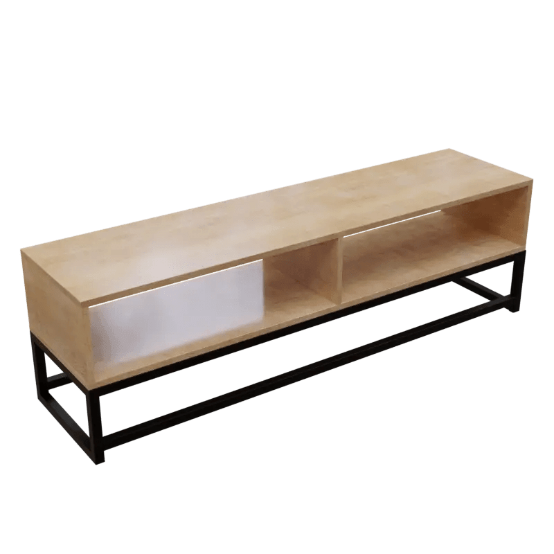 Benji TV Unit With Storage Space in Large Size in Wooden Texture