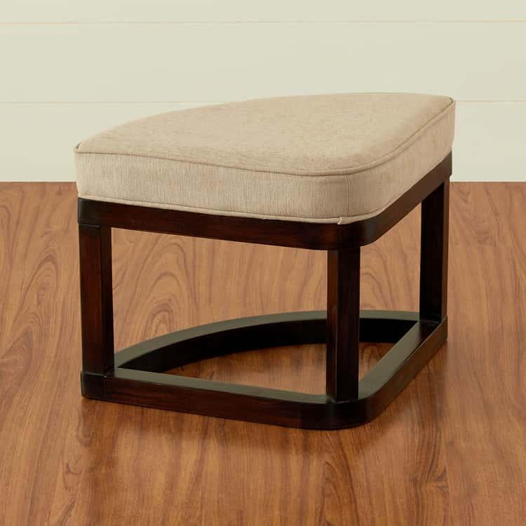 Glass Top Coffee Table with Stools - Brown