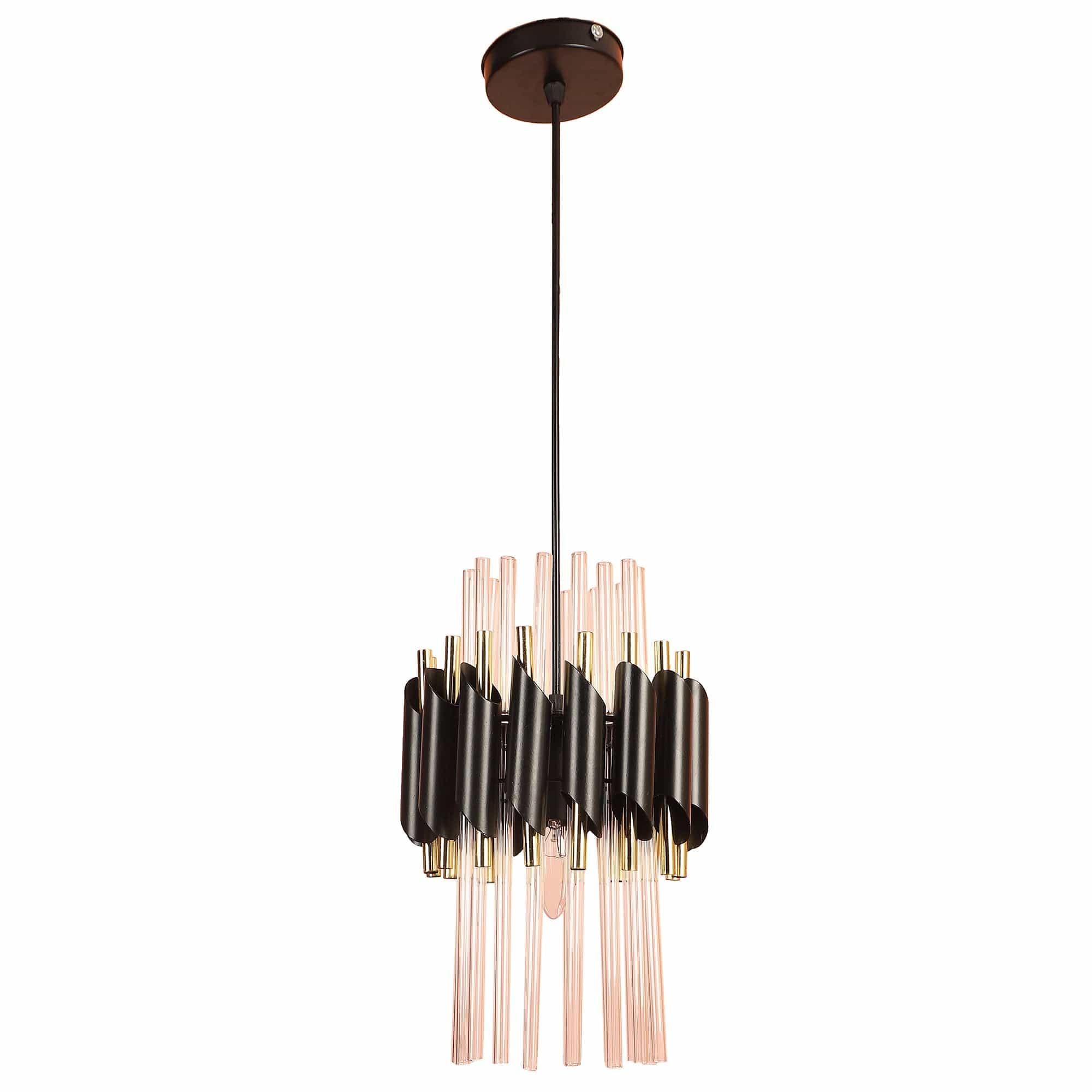 Black and Gold Metal Hanging Light