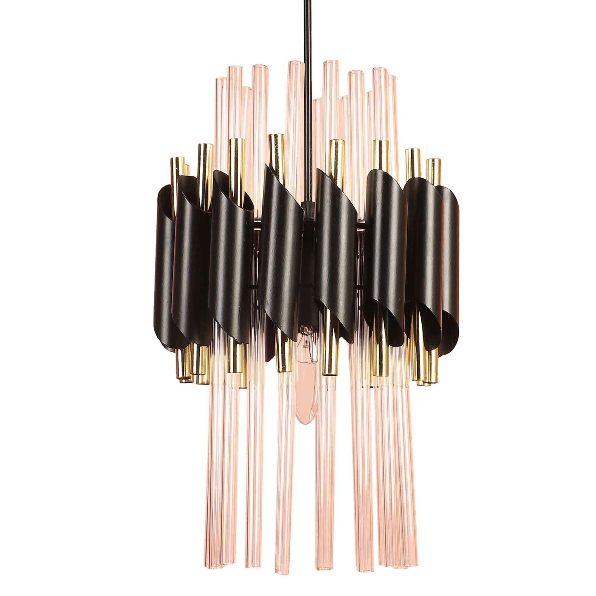 Black and Gold Metal Hanging Light