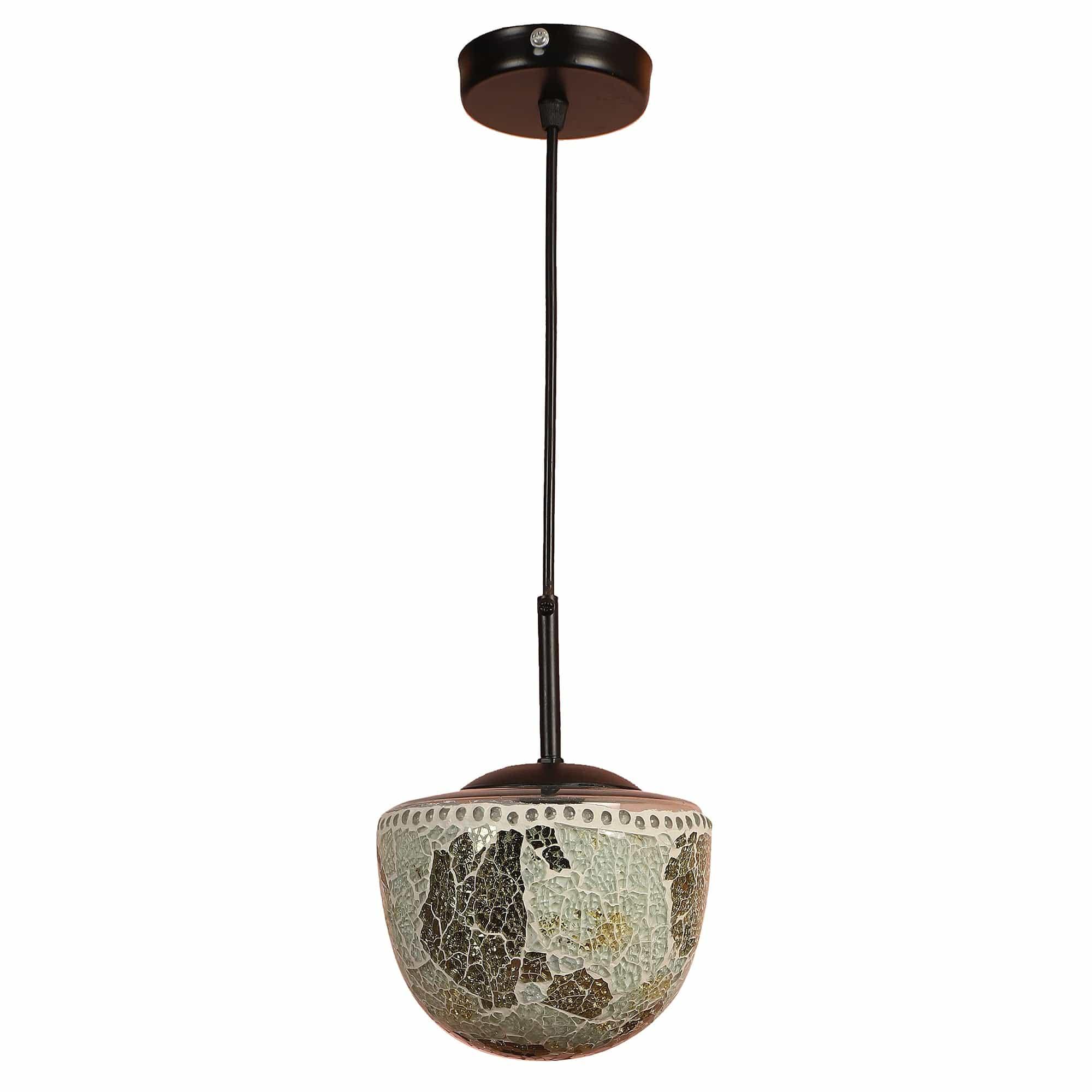 Multicolour  Metal Single Hanging Light