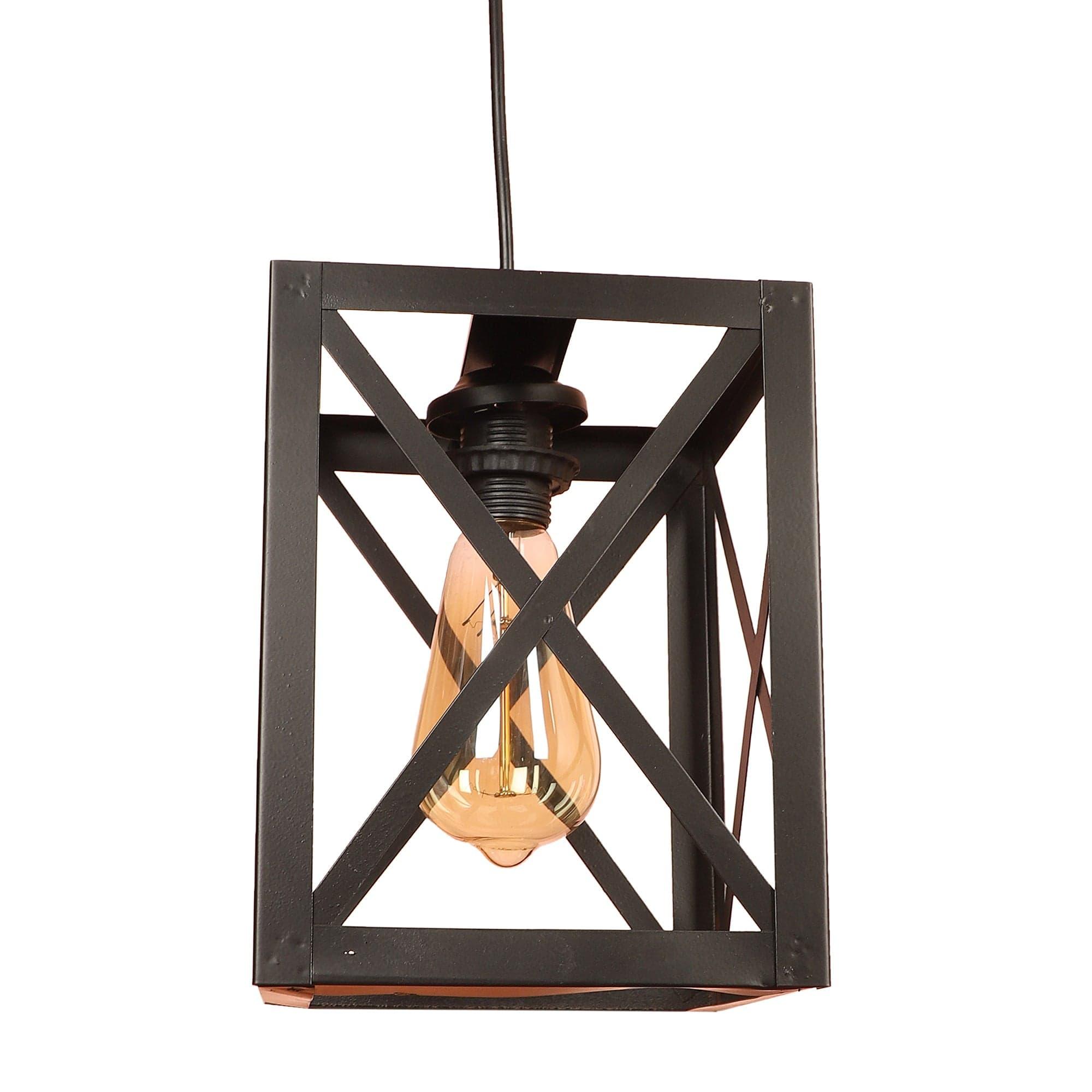 Antique Black  Iron Cluster Hanging Lights