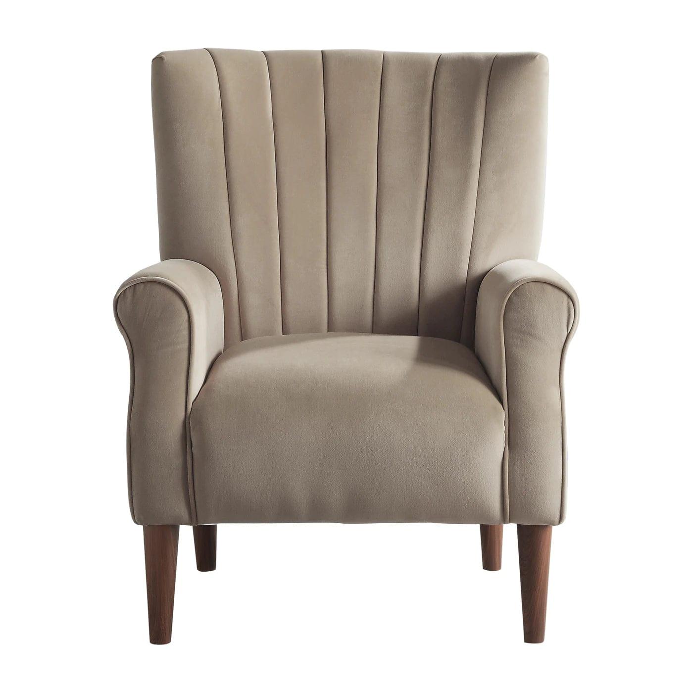 Velvet Accent Chair - Ouch Cart 