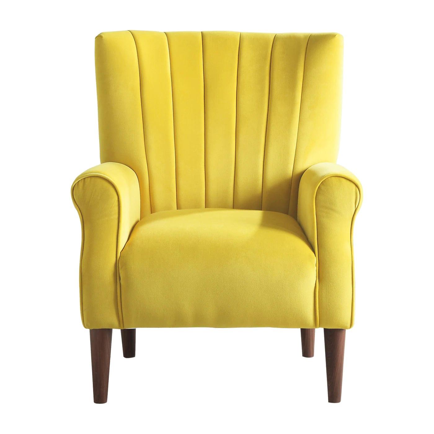 Velvet Accent Chair - Ouch Cart 