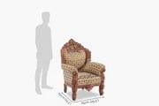 Solid Wood Czar Carved Sofa Set - Ouch Cart 