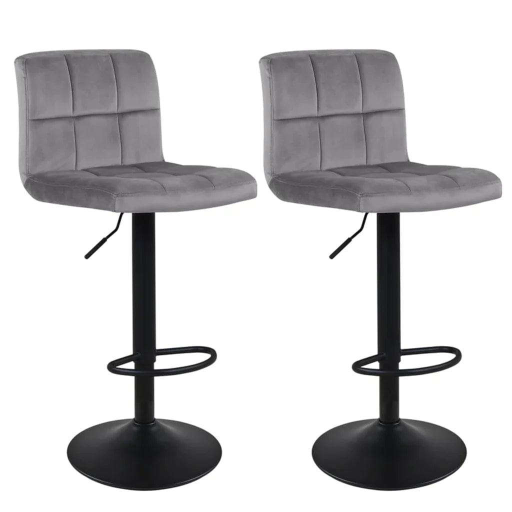 NEO SWIEL ADJUSTABLE BAR STOOL SET OF 2 - Ouch Cart 