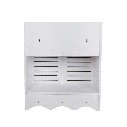 Bathroom WK Wall Mounted PVC Storage Cabinet Furniture For Bathroom By Miza - Ouch Cart 