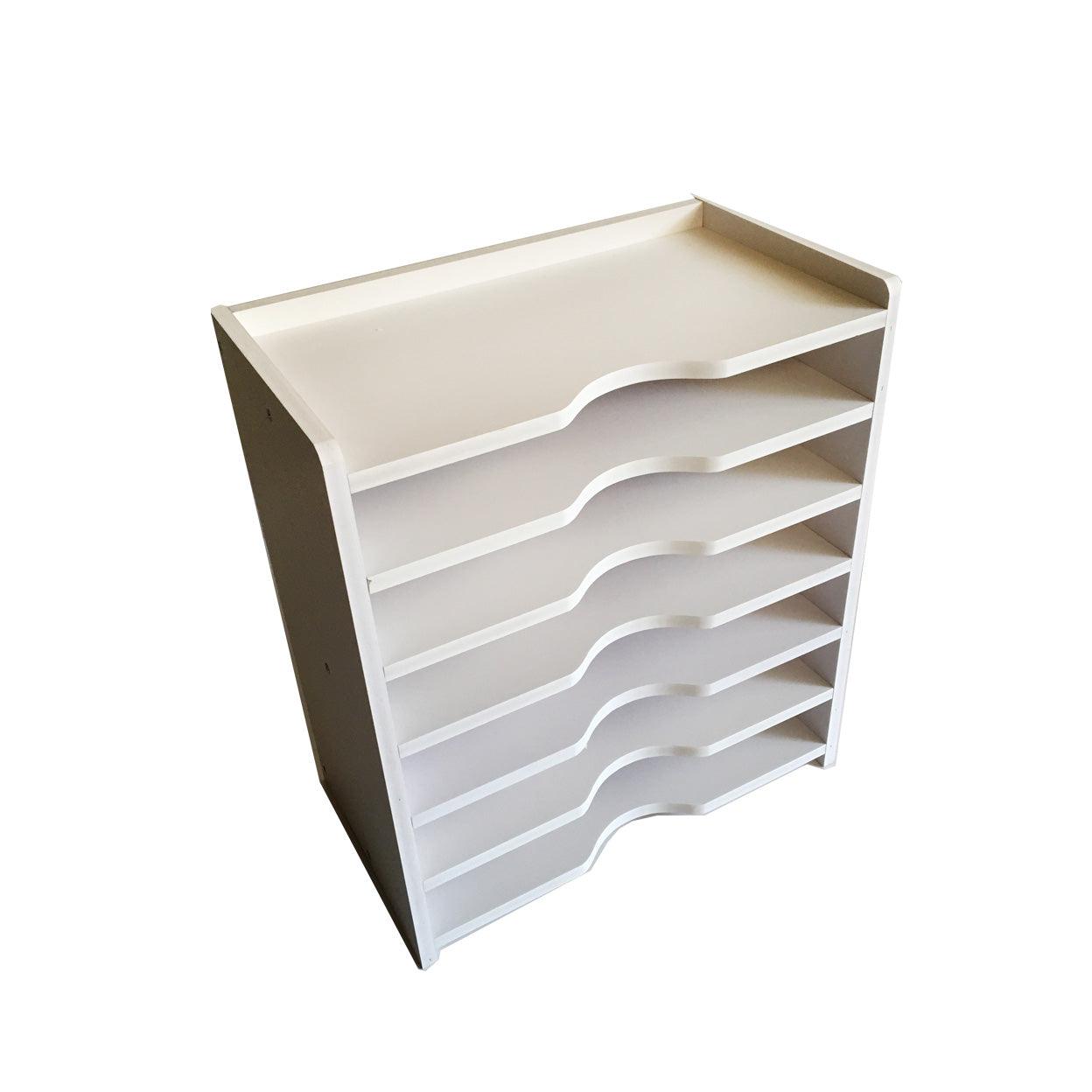 Best Office Filing Rack In PVC Board Rack By Miza - Ouch Cart 