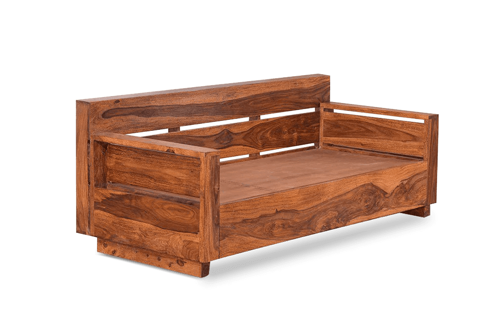 Solid Wood Dalton Sofa - Ouch Cart 