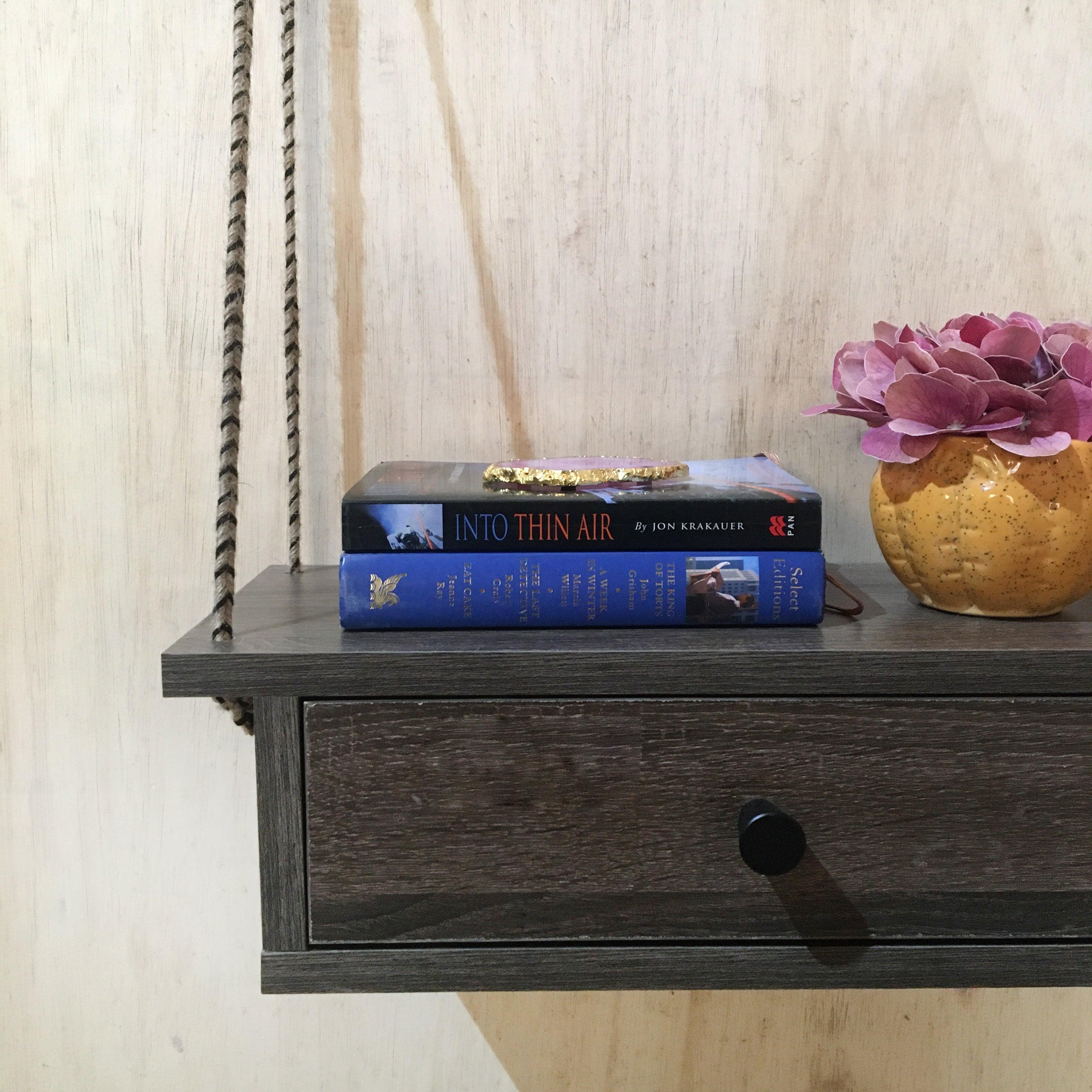 Handmade Drawer Style Hanging Book/ Pooja Display Shelves Wall Art By Miza - Ouch Cart 