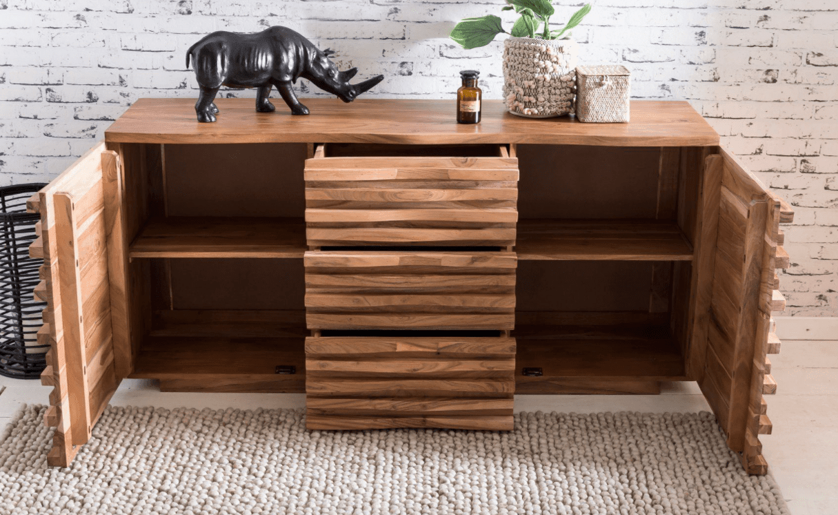Beautiful Sheesham Wood sideboard Table - Ouch Cart 