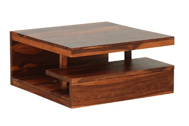 Home furniture Sheesham Wood Coffee Table for Living Room and Office | Center Table | Tea Table | Center Table | - Ouch Cart 