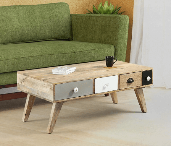 Mango Wood Coffee table - Ouch Cart 