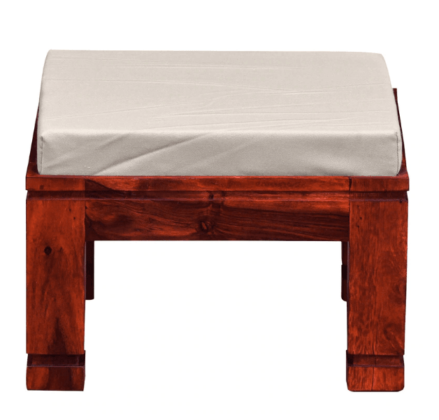 Sheesham Wood coffee table with 4 stools for Living Room and Office - Ouch Cart 