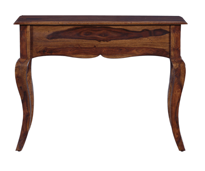 Rectangle Design Sheesham Wood console table With Drawer - Ouch Cart 