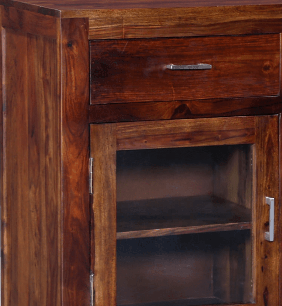 Sheesham Wood console table With Drawer - Ouch Cart 