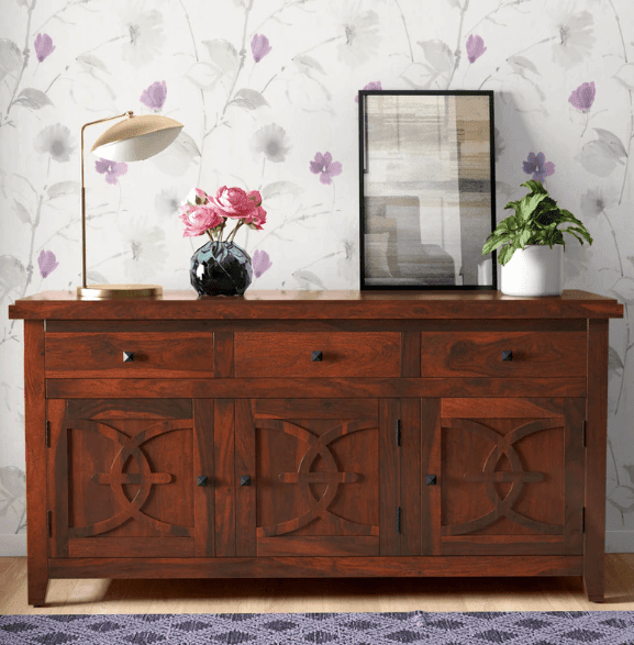 Beautiful Design Sheesham Wood console table With Drawer - Ouch Cart 
