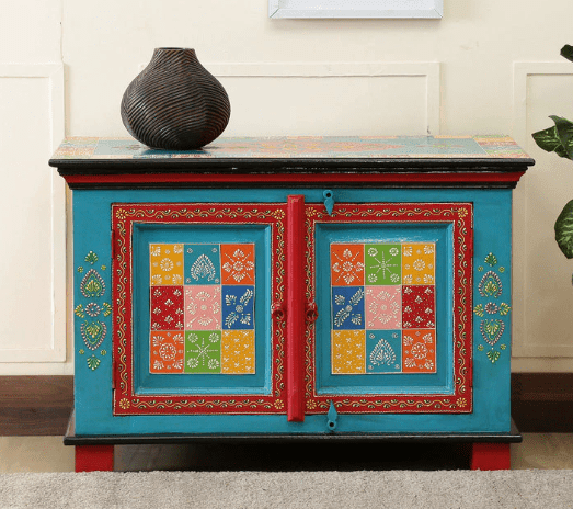 Beautiful Double Door Design sideboard Mango Wood console table - Ouch Cart 