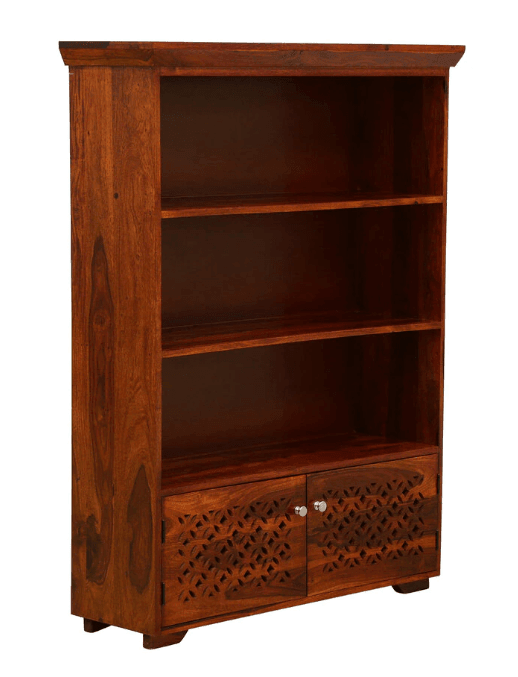 Beautiful Design Sheesham Wood Bookshelf - Ouch Cart 