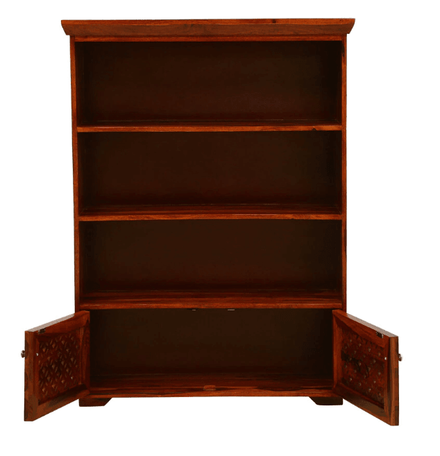 Beautiful Design Sheesham Wood Bookshelf - Ouch Cart 