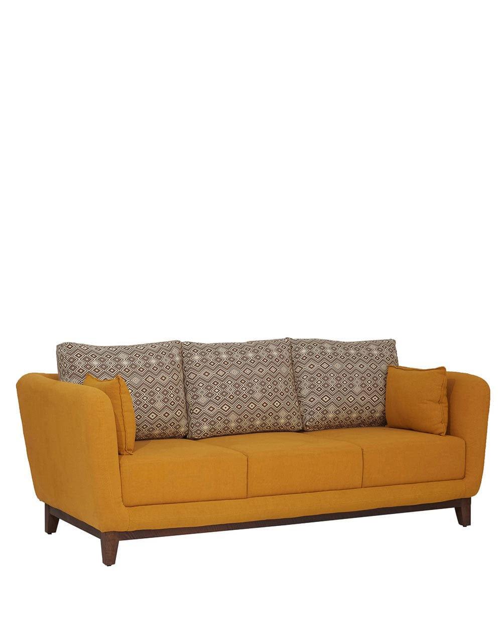 Ochre Daffodil 3 Seater Sofa