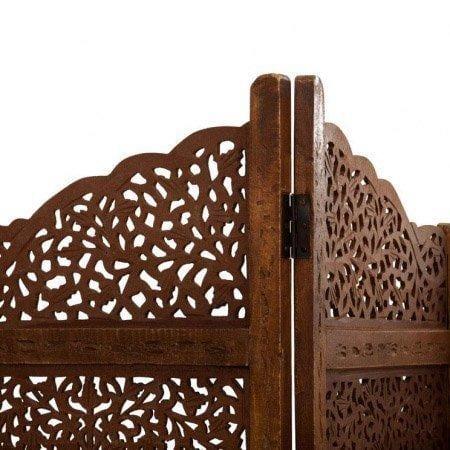 Wooden Partition/Room Divider (Brown) - Ouch Cart 