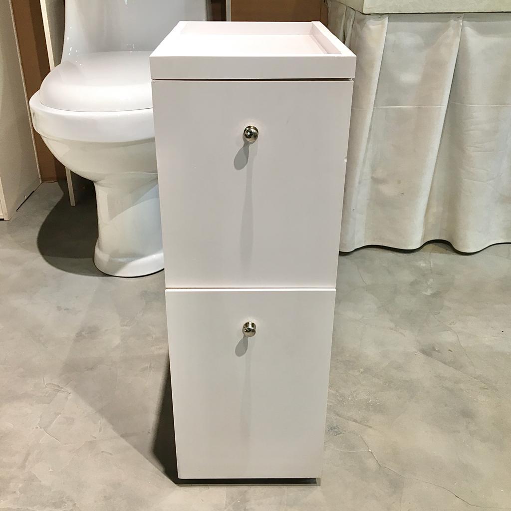 Waterproof PVC Bathroom WC Side Storage Cabinet Racks With Drawer By With Free Soap Dish Miza - Ouch Cart 