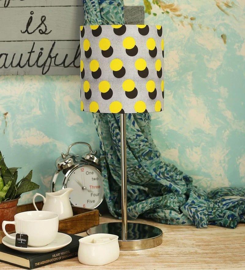 Yellow Polka Lamp - Ouch Cart 