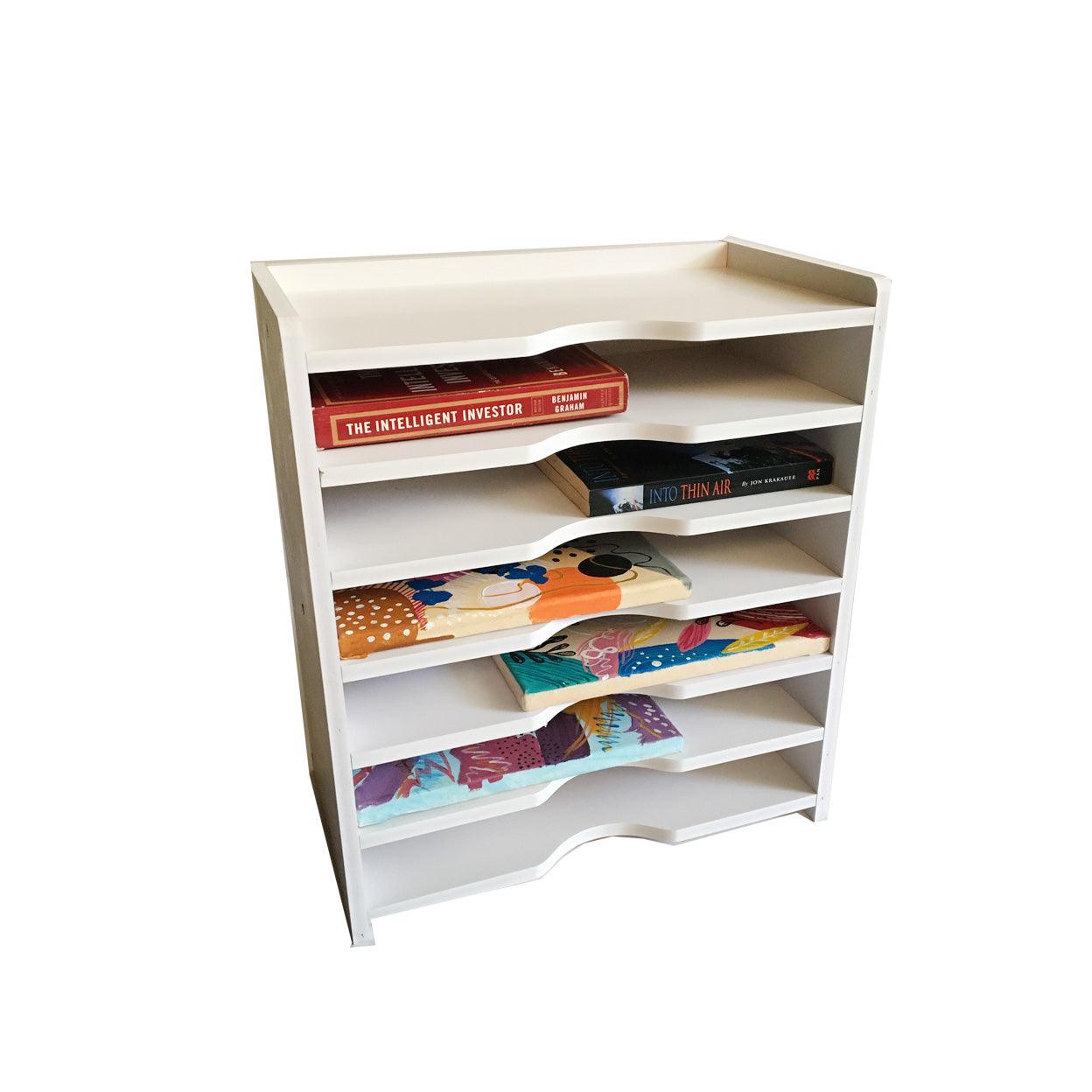 Best Office Filing Rack In PVC Board Rack By Miza - Ouch Cart 