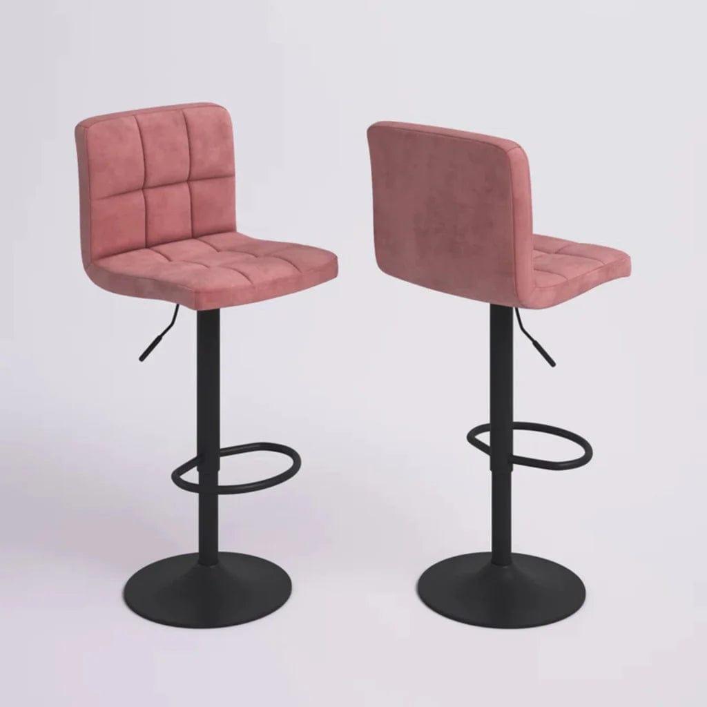 NEO SWIEL ADJUSTABLE BAR STOOL SET OF 2 - Ouch Cart 