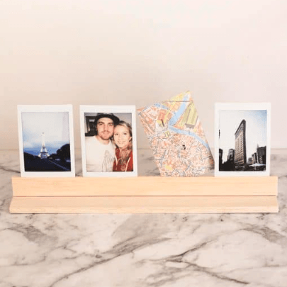 Wooden Rectangular Photo Stand ( With Complementary Coaster ) By Miza - Ouch Cart 