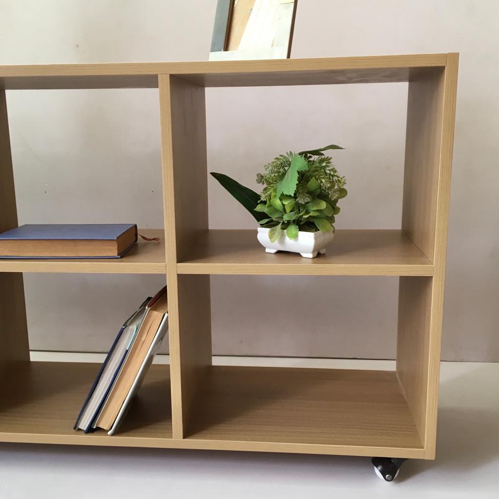 Office Book Rack Side Table Trolley By Miza - Ouch Cart 