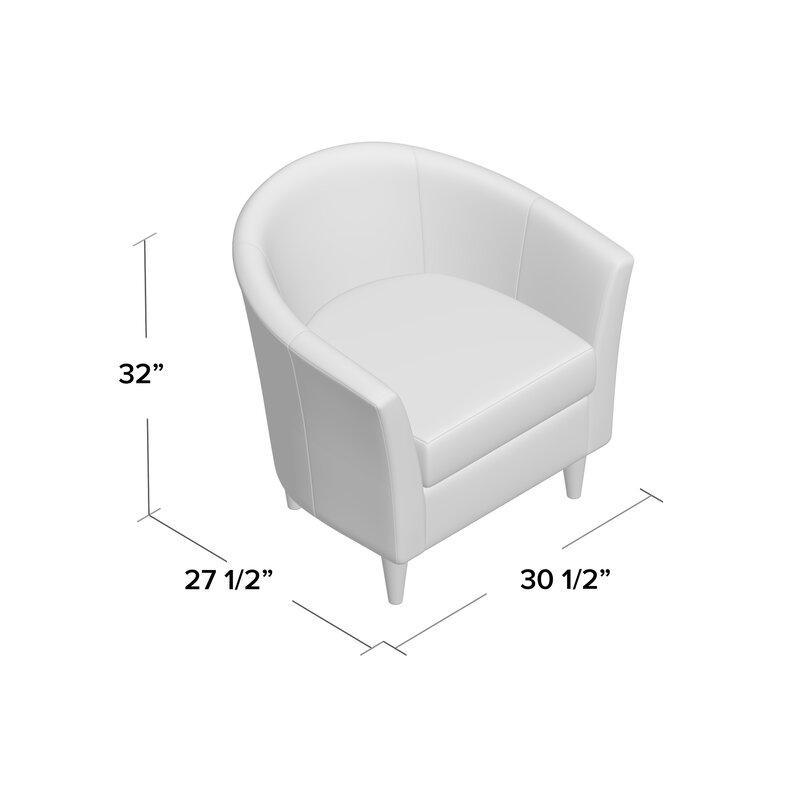 Wide Tufted Arm Chair for living room - Ouch Cart 