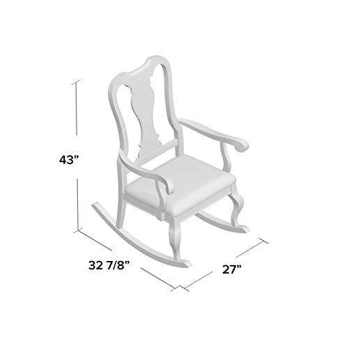 Handicraft Graceful Rocking Chair Queen Anne Back - Ouch Cart 