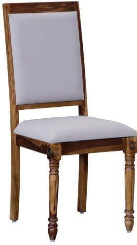 Hand Carved Compact Design Six Seater Dining Set with Upholstery Provincial Brown Finishing - Ouch Cart 