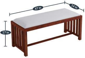 Handmade Exclusive Impact Look Wood Six Seater Dining Set in Sheesham Wood & Brown Finishing - Ouch Cart 