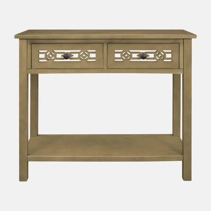 Solid Wood Console Tabl - Ouch Cart 