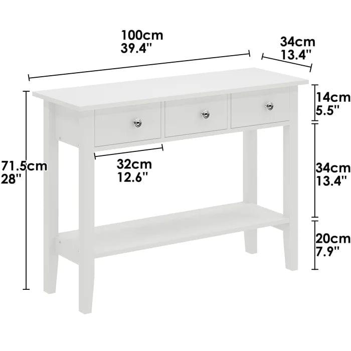 wooden Console Table - Ouch Cart 