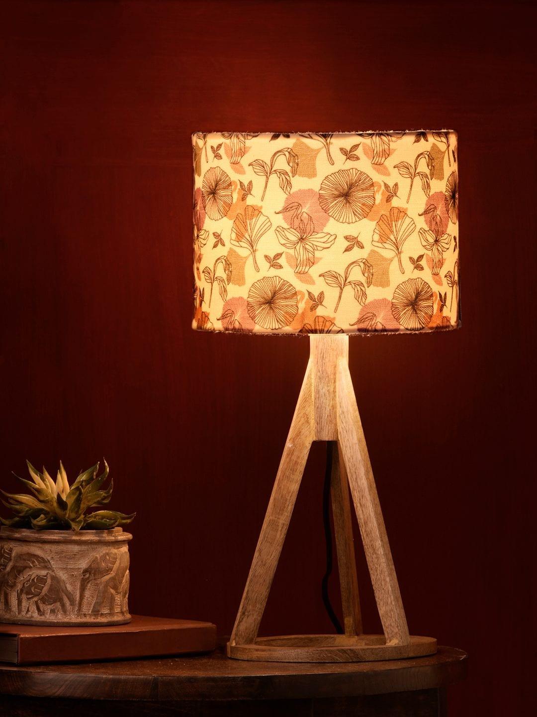 Gardenia Trio Wooden Lamp - Ouch Cart 