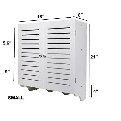 Bathroom WK Wall Mounted PVC Storage Cabinet Furniture For Bathroom By Miza