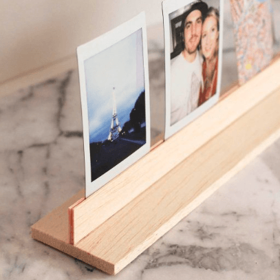 Wooden Rectangular Photo Stand ( With Complementary Coaster ) By Miza - Ouch Cart 