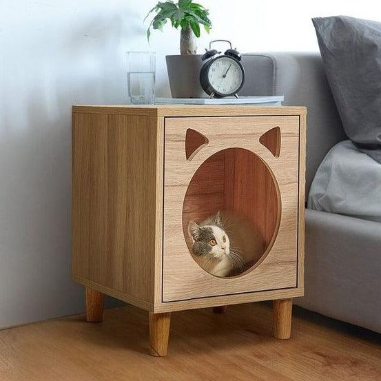 Indoor Wooden Premium Cat House/Pet House By Miza - Ouch Cart 